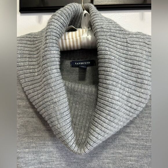 HP🎉❤️Lands’ End Cow Neck Sweater Dress - Picture 3 of 9